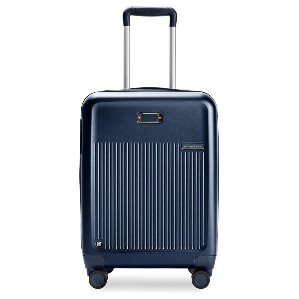 Briggs & Riley Sympatico Valise cabine internationale extensible à roulettes - Bleu marine