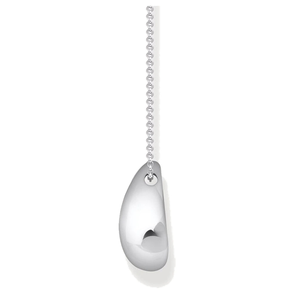 Thomas Sabo Silver Necklace With Pendant In Organic Drop-Shape