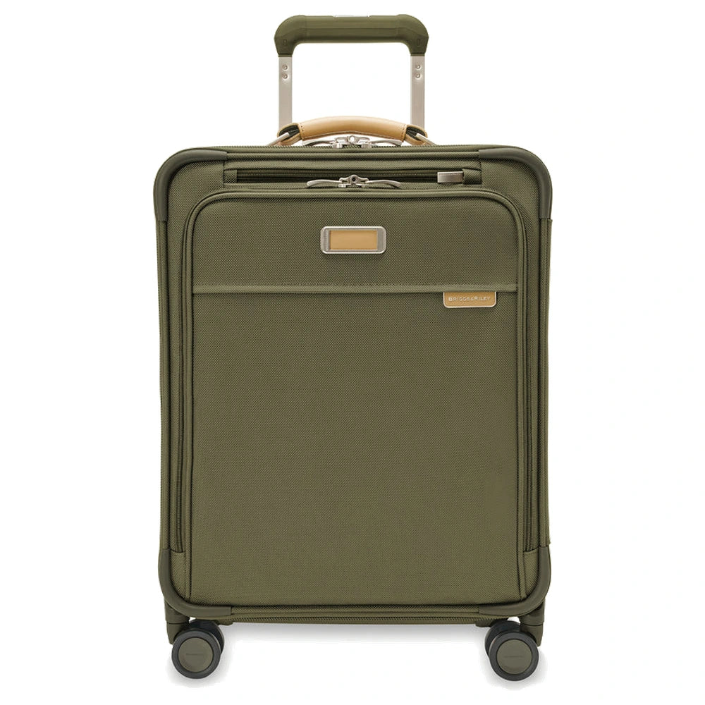 Briggs & Riley Baseline Global 53cm Carry-On Expandable Spinner - Olive