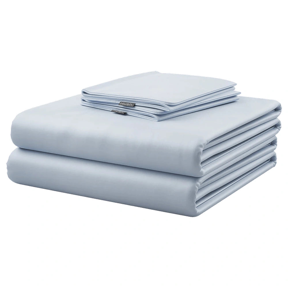 Hush Iced Cooling Bamboo 4pc Sheet Set - King - Artic Blue