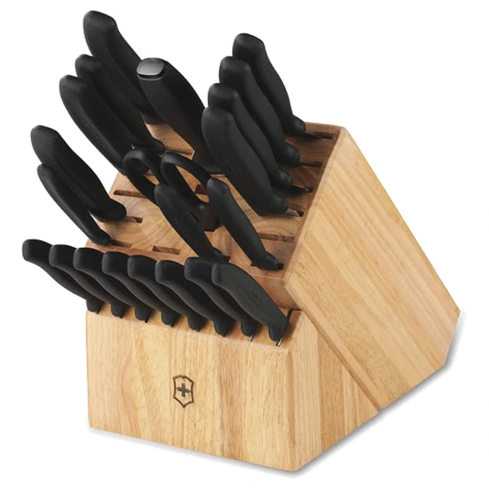 Bloc de couteaux Victorinox Swiss Classic 22 pièces – Noir