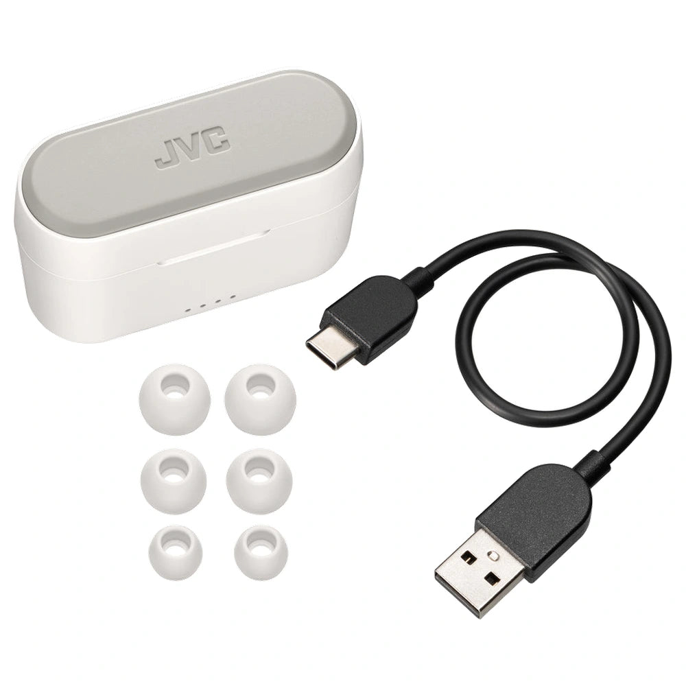 Écouteurs sans fil JVC Riptidz - Blanc coco