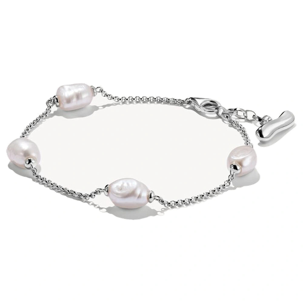 Thomas Sabo Silver Bracelet with Fresh Water Pearls