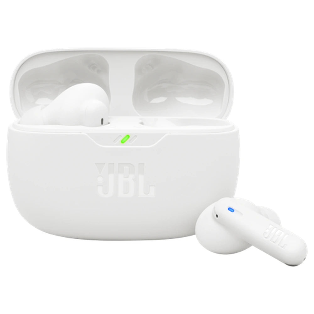 JBL Vibe Beam 2 True Wireless JBL Deep Bass Sound Earbuds - White