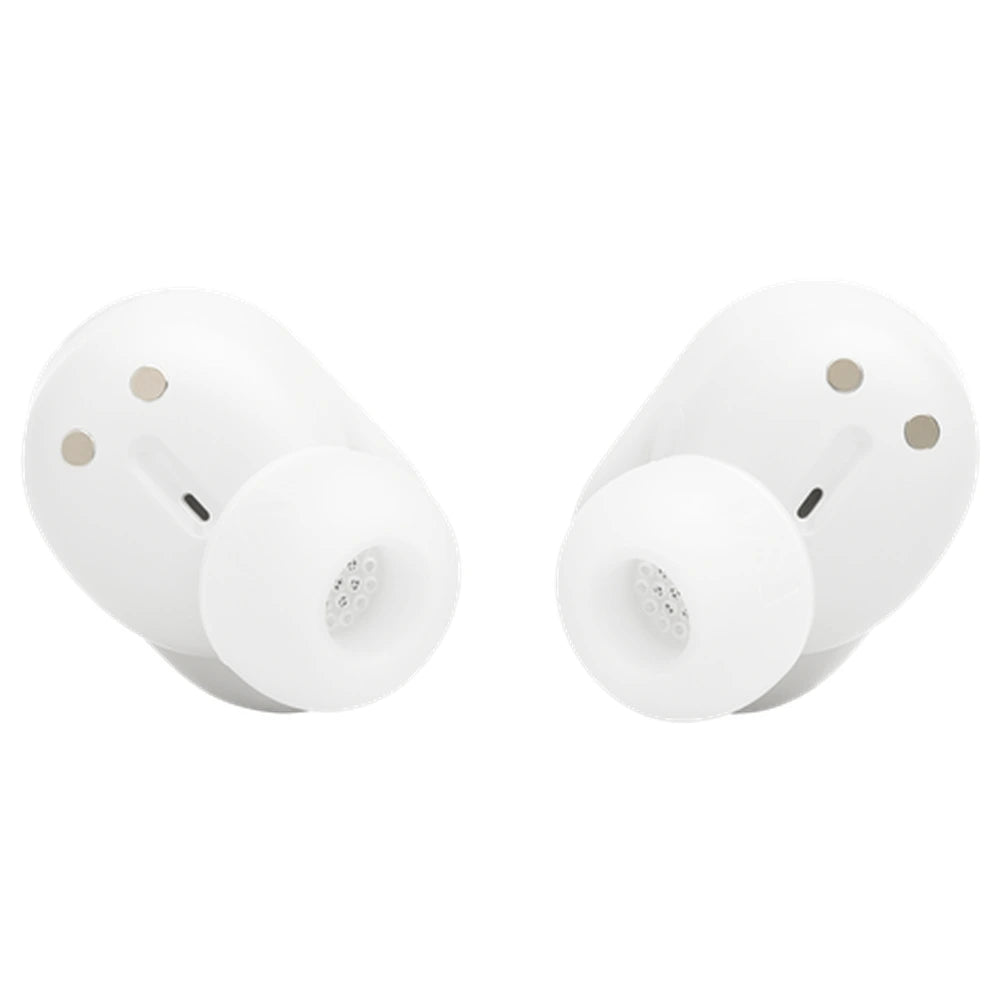 Écouteurs sans fil à réduction de bruit JBL Tune Buds 2 - Blanc