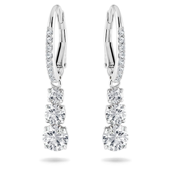 Swarovski Attract Trilogy Earrings - White
