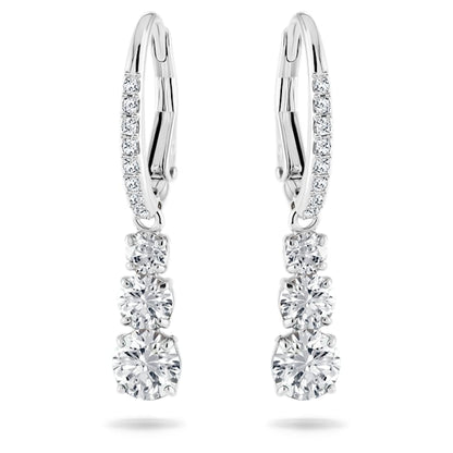 Swarovski Attract Trilogy Earrings - White