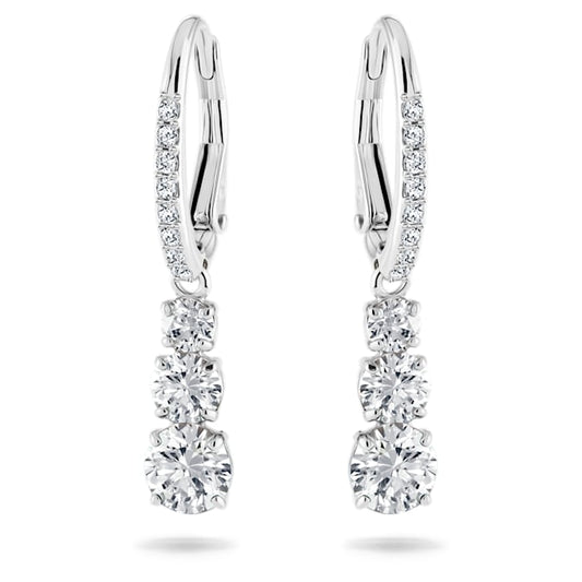 Swarovski Attract Trilogy Earrings - White