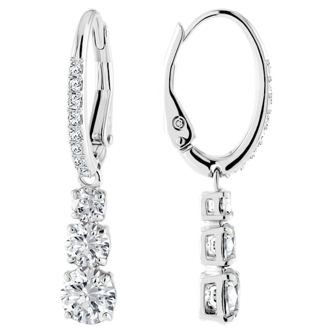 Swarovski Attract Trilogy Earrings - White