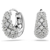 Swarovski Sublima Earrings, White, Rhodium Plated — 5732282 — view 1