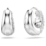 Swarovski Sublima Earrings, White, Rhodium Plated — 5732282 — view 4