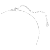 Swarovski Symbolica Pendant, Crystal Pearl, Round Cut, Pavé, Horse Shoe, White, Rhodium Plated — 5736247 — view 4