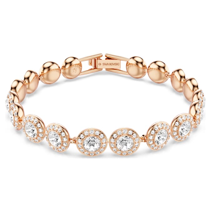 Swarovski Angelic Bracelet - White, Rose Gold