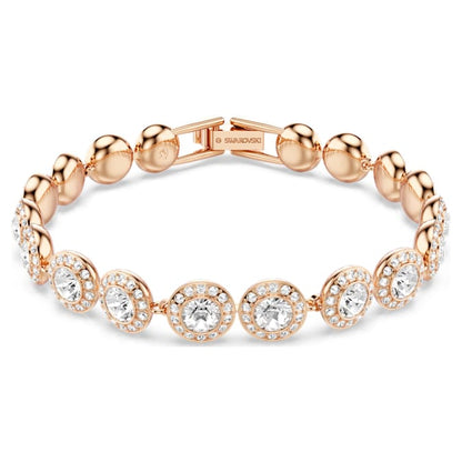 Swarovski Angelic Bracelet - White, Rose Gold