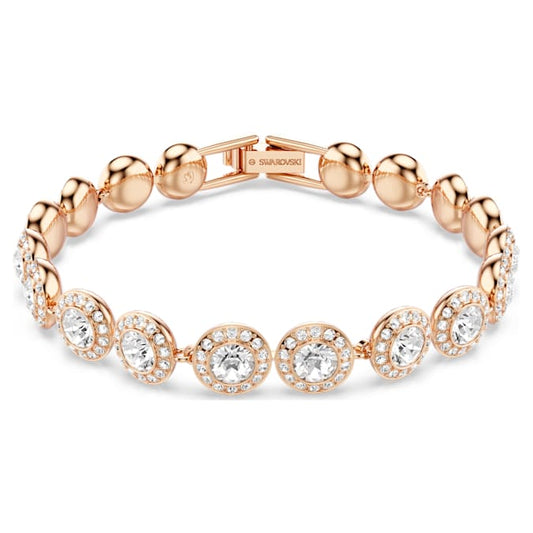 Swarovski Angelic Bracelet - White, Rose Gold