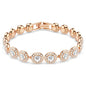 Swarovski Angelic Bracelet - White, Rose Gold