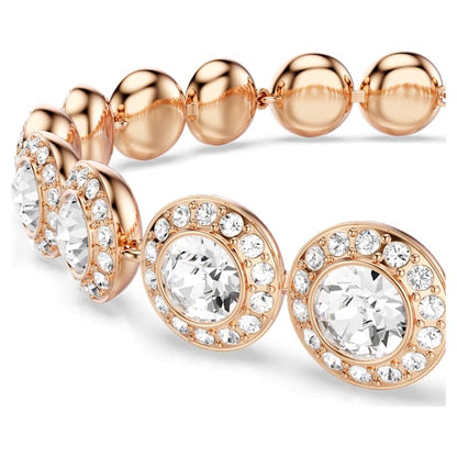 Swarovski Angelic Bracelet - White, Rose Gold
