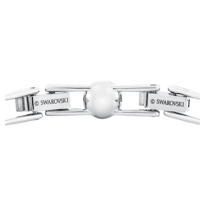 Swarovski Angelic Bracelet, Round Cut, Pavé, Small, White, Rhodium Plated