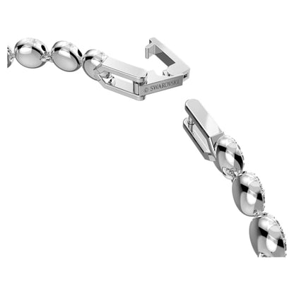 Swarovski Angelic Bracelet, Round Cut, Pavé, Small, White, Rhodium Plated