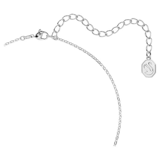 Swarovski Millenia Necklace, Octagon Cut, Blue, Rhodium Plated